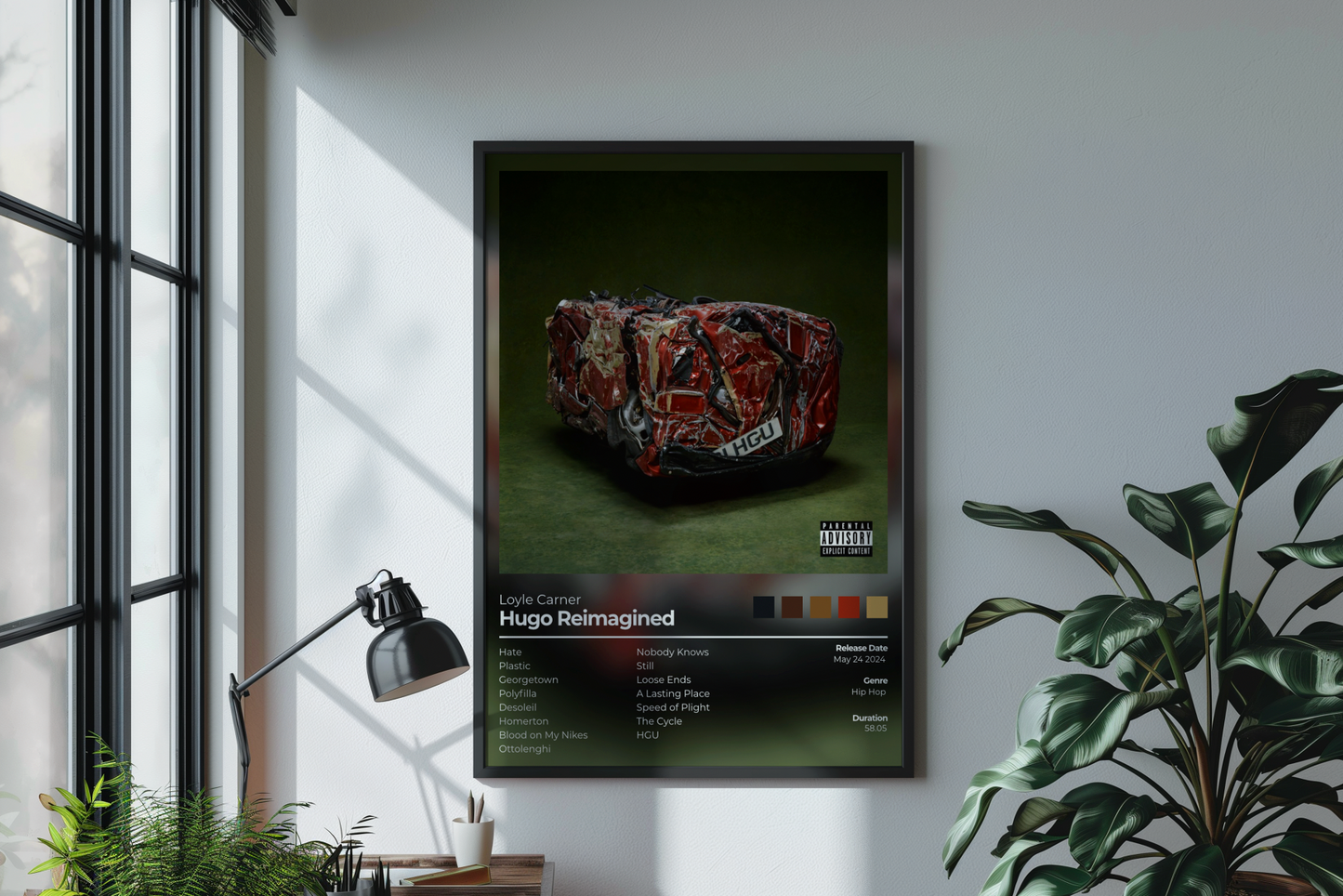 Hugo (ReImagined) Album Cover Print - Loyle Carner Poster