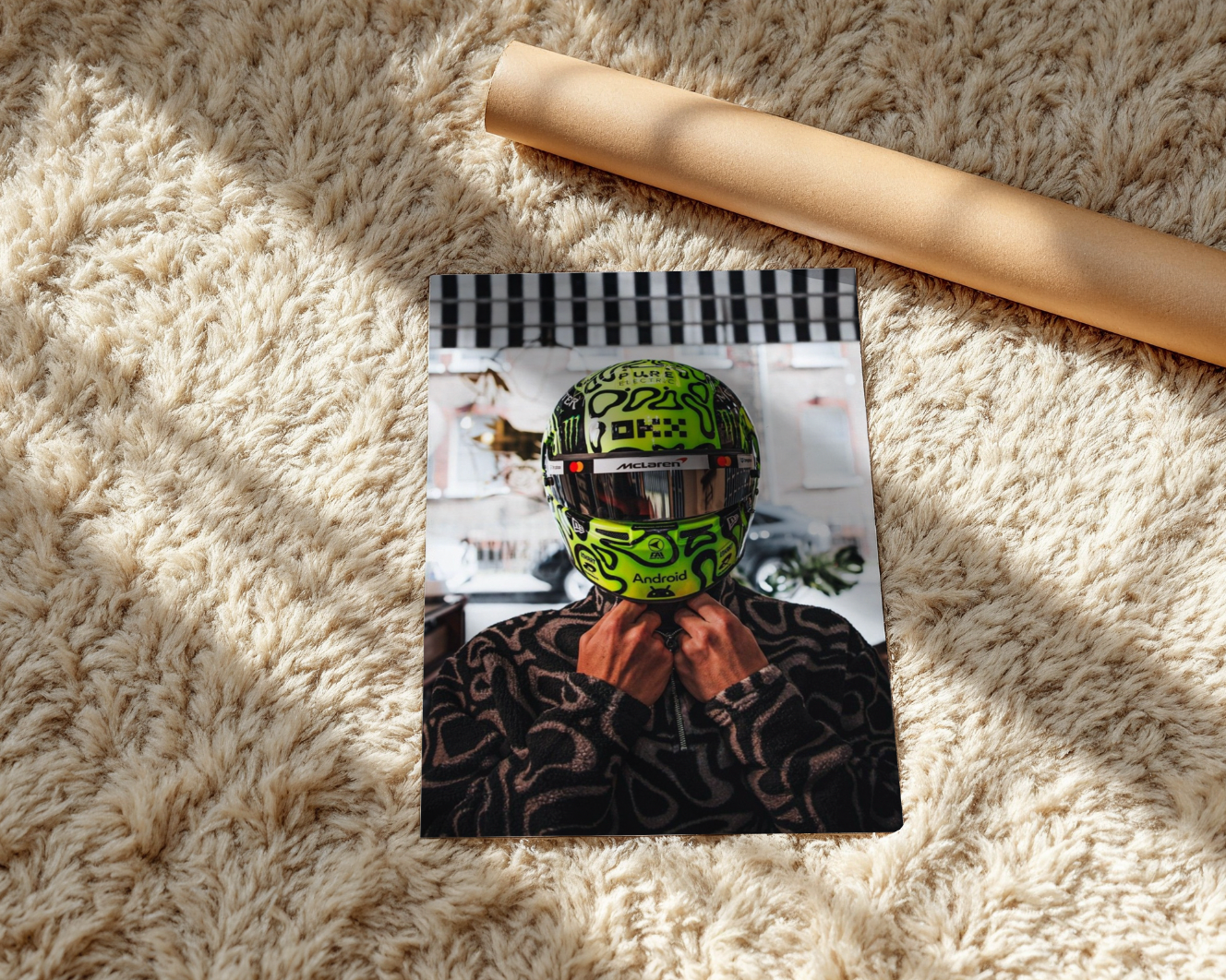 Lando Norris Poster - Formula 1 Poster - Lando Norris Wall Art - Lando Norris Portrait