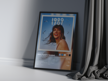 1989 (Taylor's Version) Album Cover Print - Taylor Swift Poster