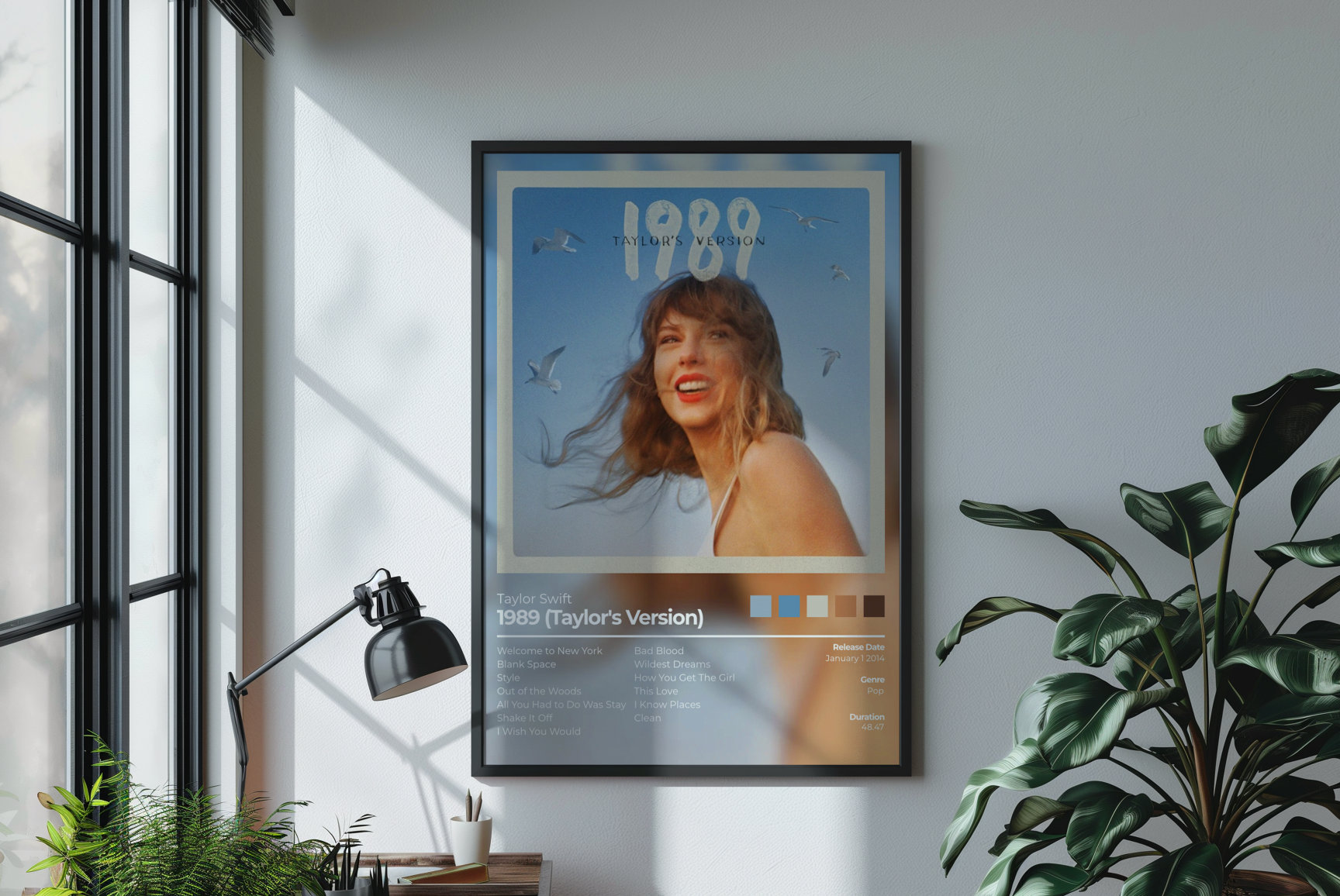 1989 (Taylor's Version) Album Cover Print - Taylor Swift Poster