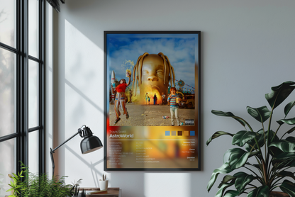 Travis Scott AstroWorld Album Cover Print