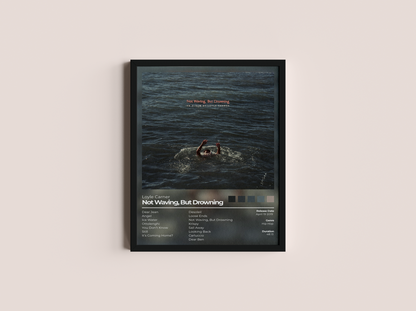 Not Waving, But Drowning Album Cover Print - Loyle Carner Poster