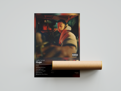 Hugo Album Cover Print - Loyle Carner Poster