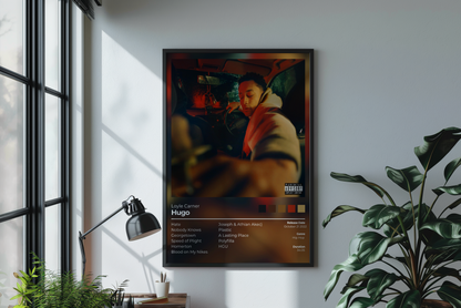 Hugo Album Cover Print - Loyle Carner Poster