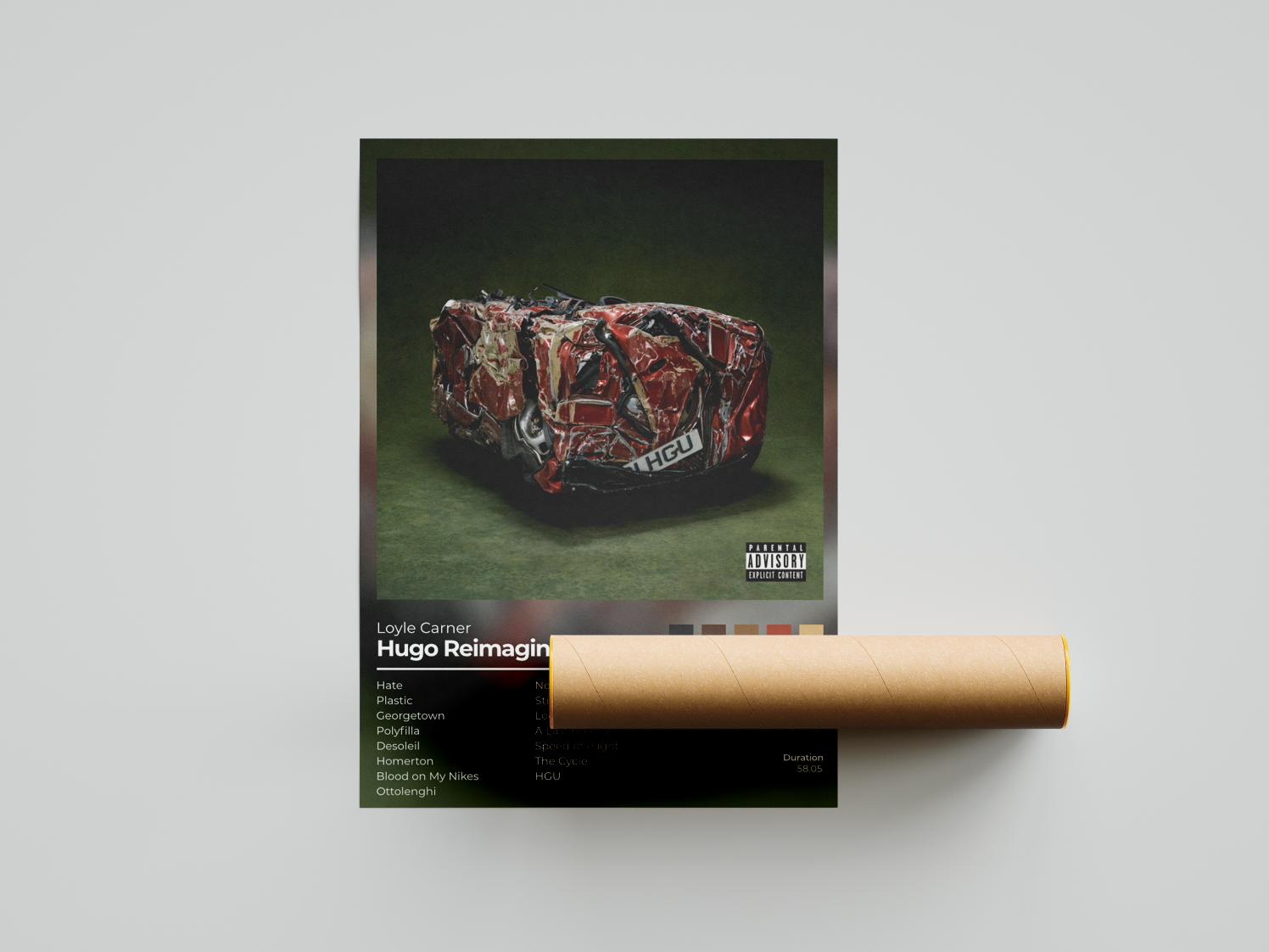 Hugo (ReImagined) Album Cover Print - Loyle Carner Poster