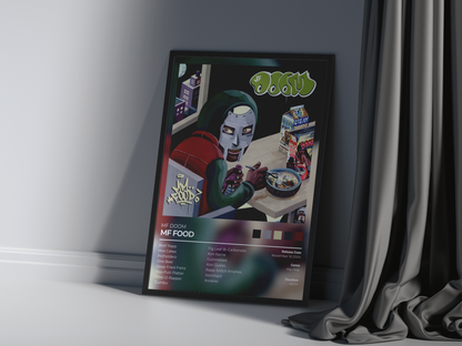 Mf Food Album Cover Print - Mf Doom Poster