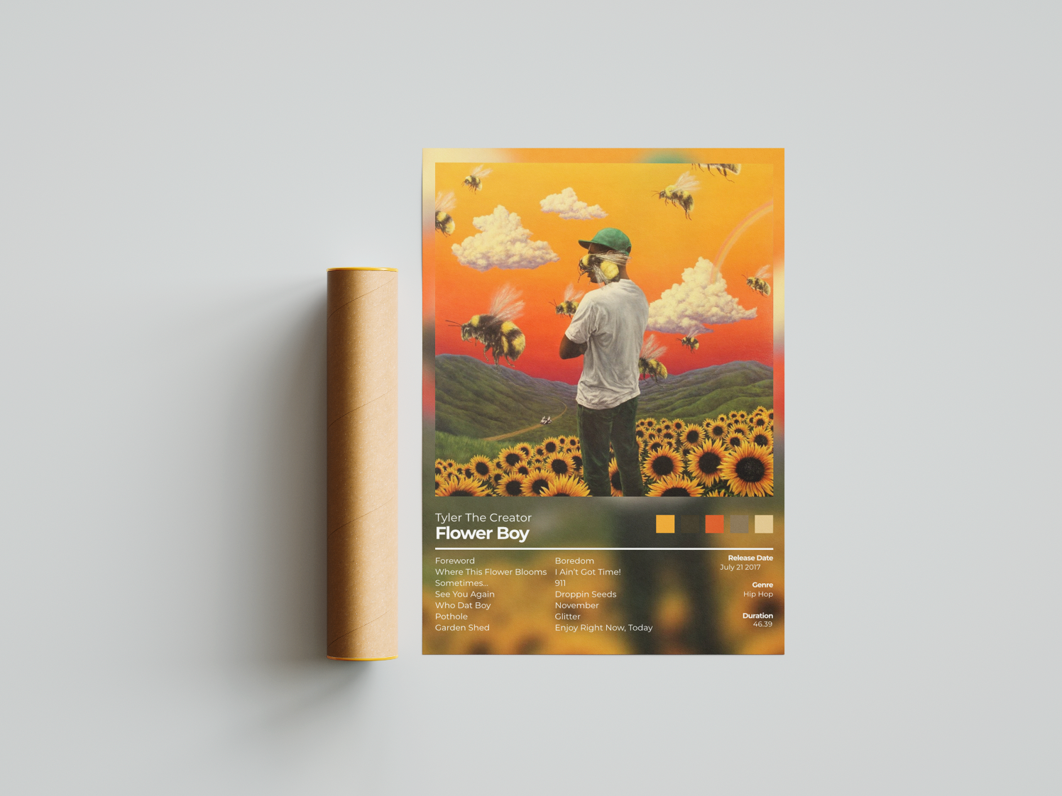FlowerBoy Album Cover Print - Tyler the Creator Poster