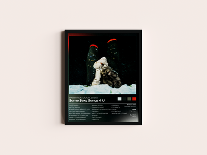 $ome $exy $ongs 4 U Album Cover Print - PARTYNEXTDOOR, Drake Poster