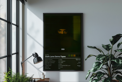 Dark Lane Demo Tapes Album Cover Print - Drake Poster