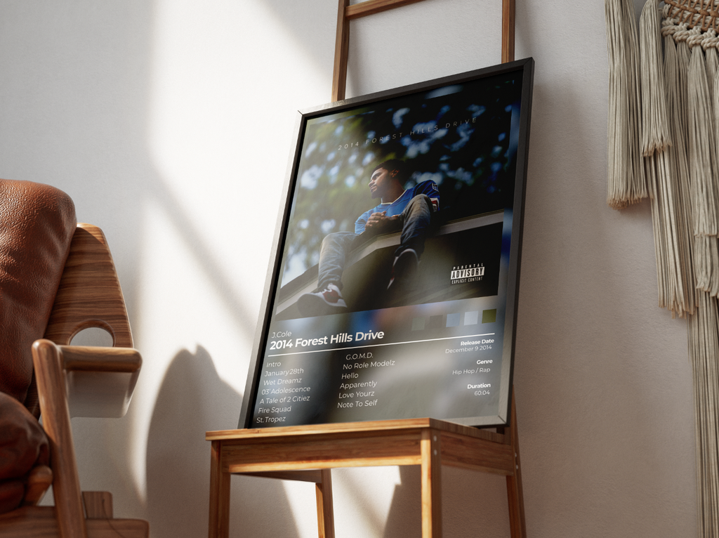 2014 Forest Hill Drive Album Cover Print - J.Cole Poster
