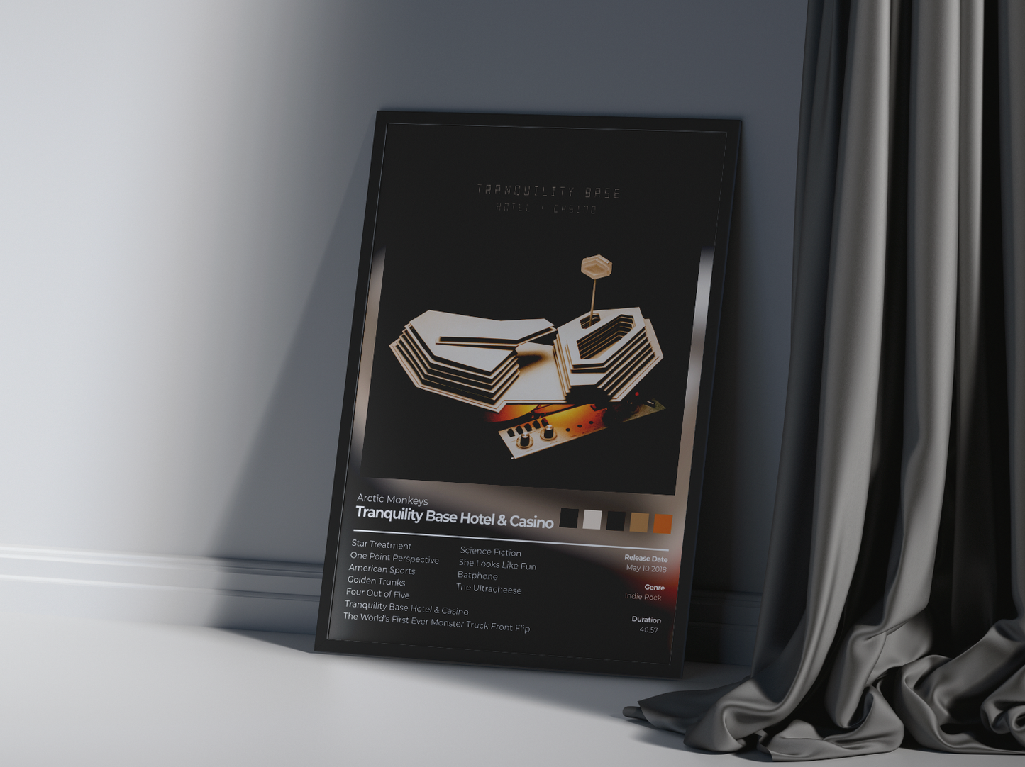 Tranquility Bases Hotel & Casino Album Cover Print - Arctic Monkey's Poster