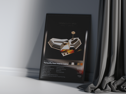 Tranquility Bases Hotel & Casino Album Cover Print - Arctic Monkey's Poster
