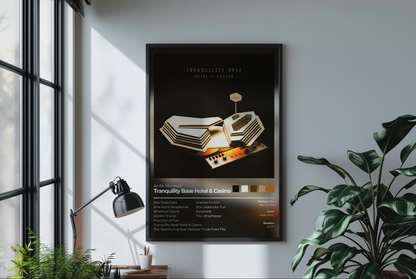 Tranquility Bases Hotel & Casino Album Cover Print - Arctic Monkey's Poster