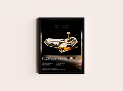 Tranquility Bases Hotel & Casino Album Cover Print - Arctic Monkey's Poster