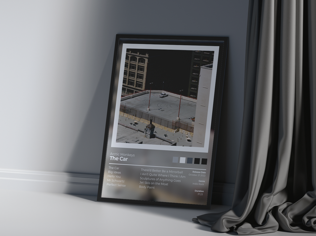 The Car Album Cover Print - Arctic Monkey's Poster