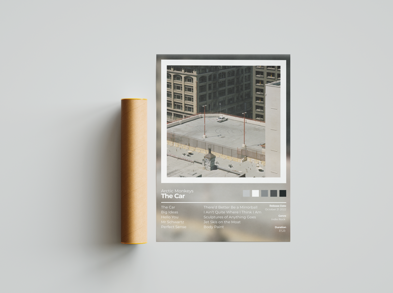 The Car Album Cover Print - Arctic Monkey's Poster