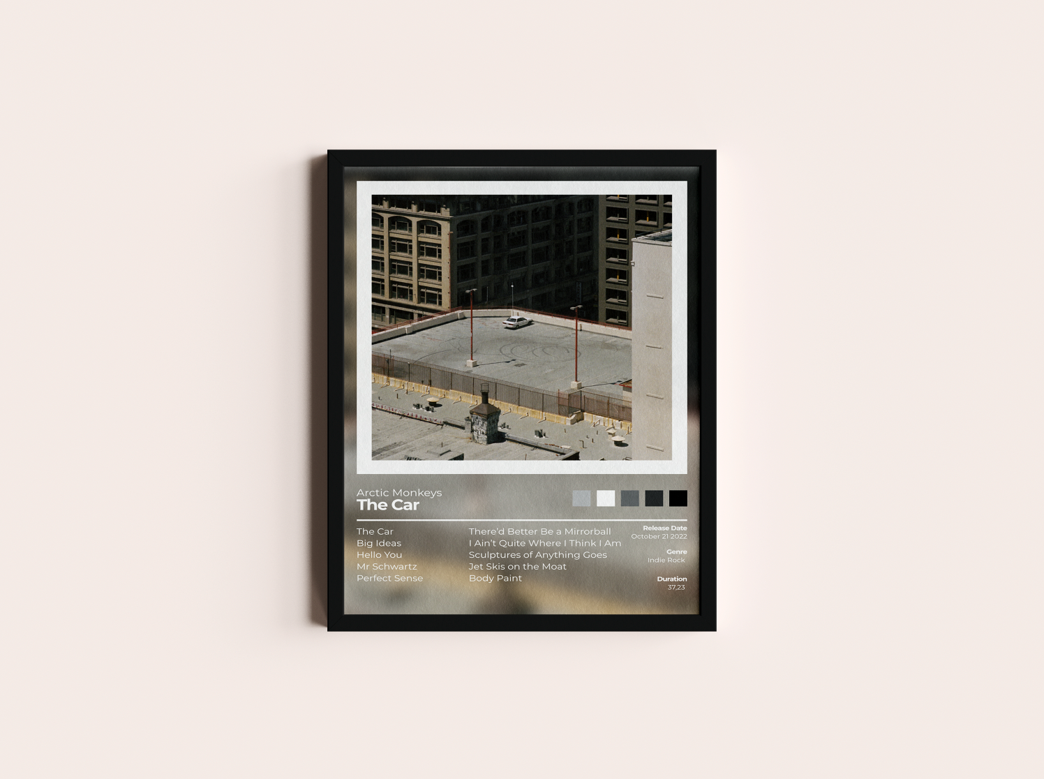 The Car Album Cover Print - Arctic Monkey's Poster