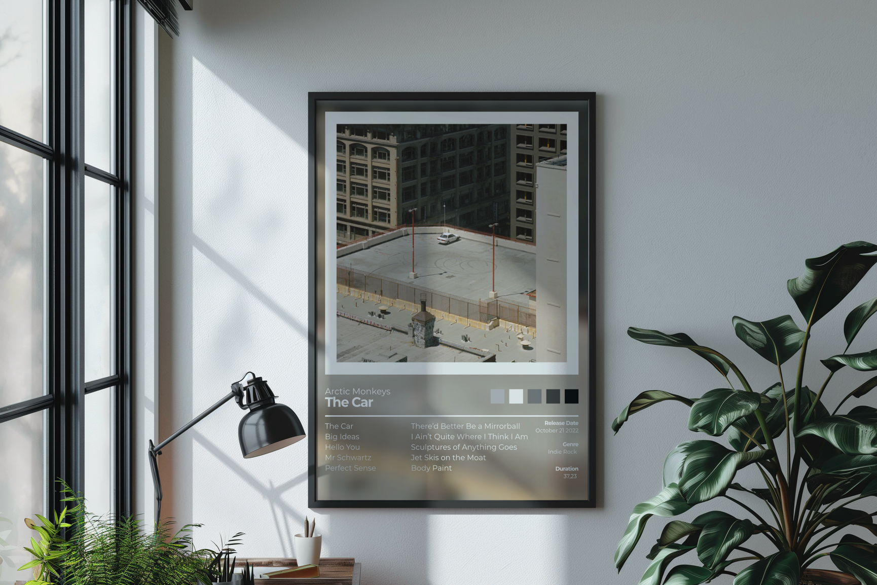 The Car Album Cover Print - Arctic Monkey's Poster