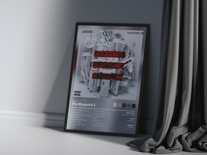 The Blueprint 3 Album Cover Print - Jay Z Poster