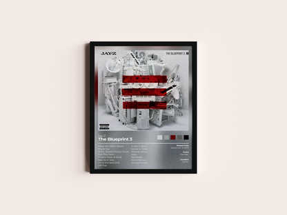 The Blueprint 3 Album Cover Print - Jay Z Poster