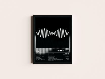 AM Album Cover Print - Arctic Monkey's Poster