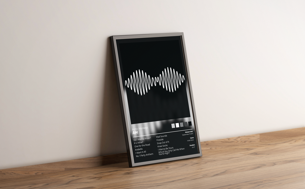 AM Album Cover Print - Arctic Monkey's Poster