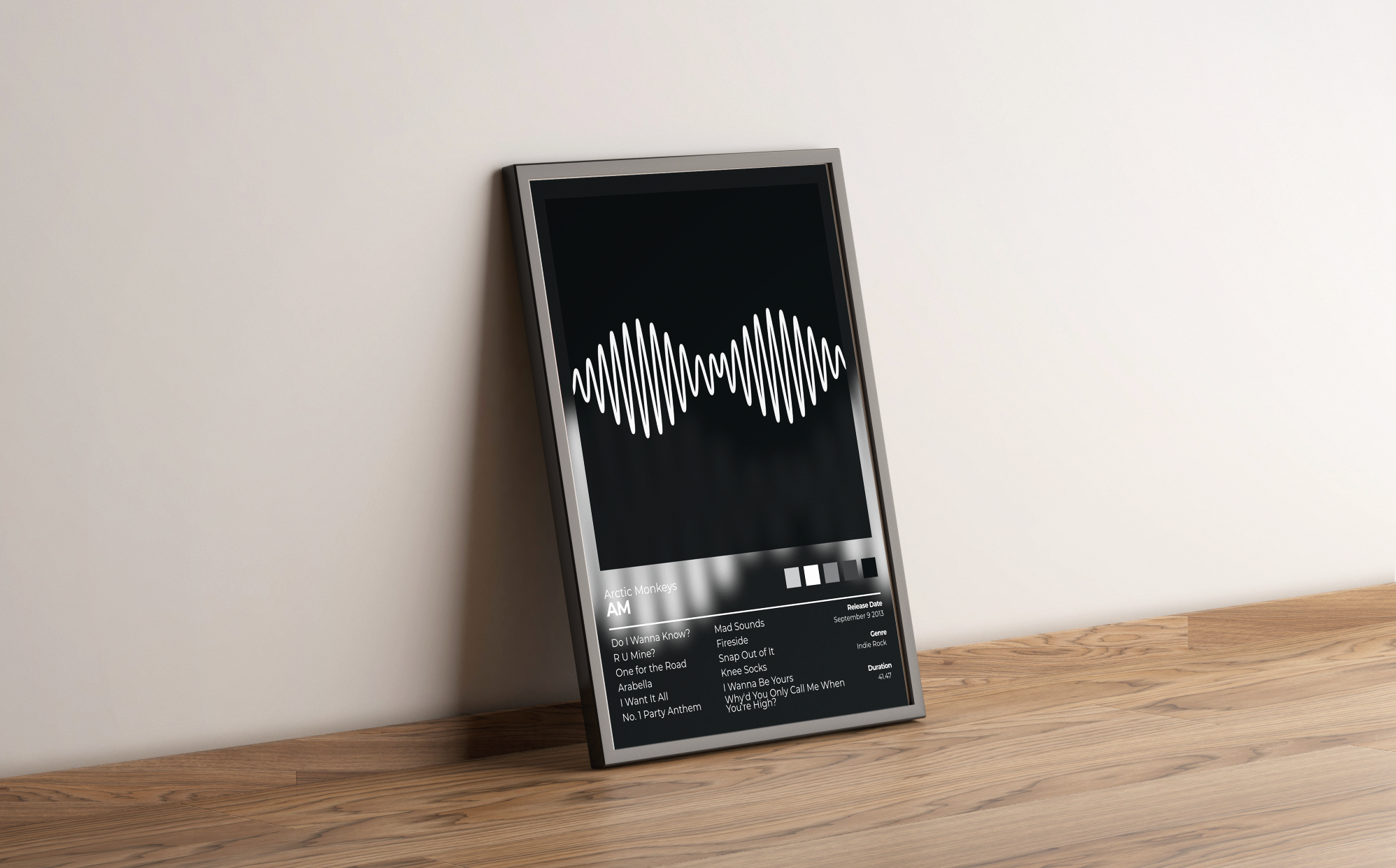 AM Album Cover Print - Arctic Monkey's Poster