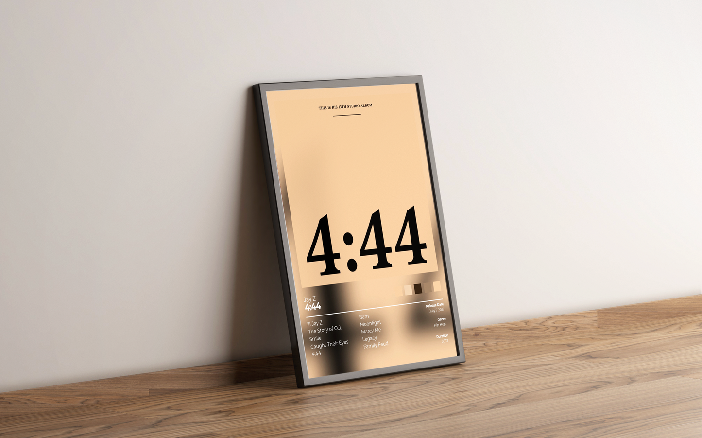 4:44 Album Cover Print - Jay Z Poster