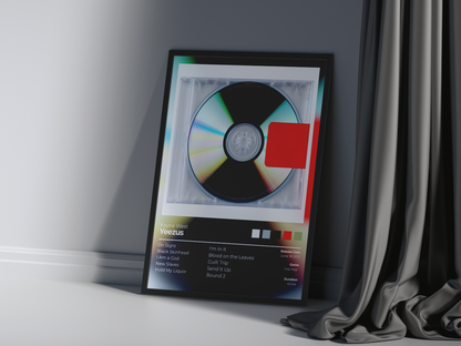 Yeezus Album Cover Print - Kanye west Poster