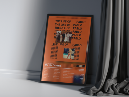 Watch the Throne Album Cover Print - Kanye west, Jay Z Poster