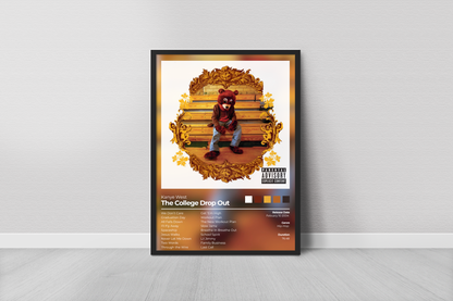 The College Drop Out Album Cover Print - Kanye West Poster