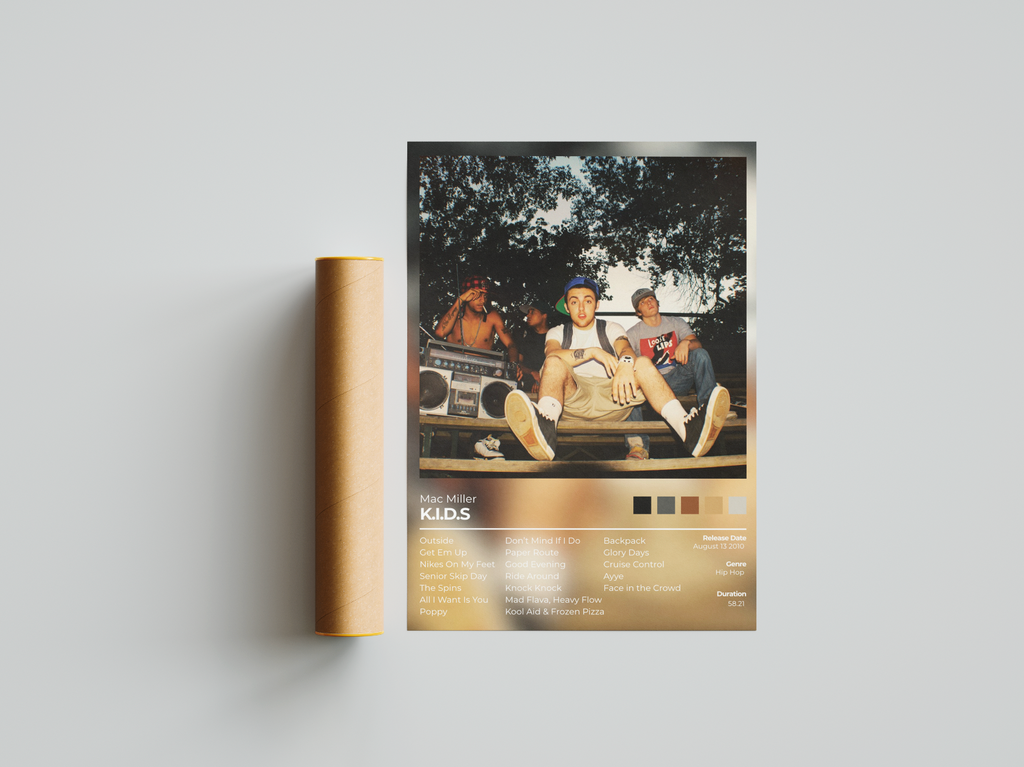 K.I.D.S Album Cover Print - Mac Miller Poster