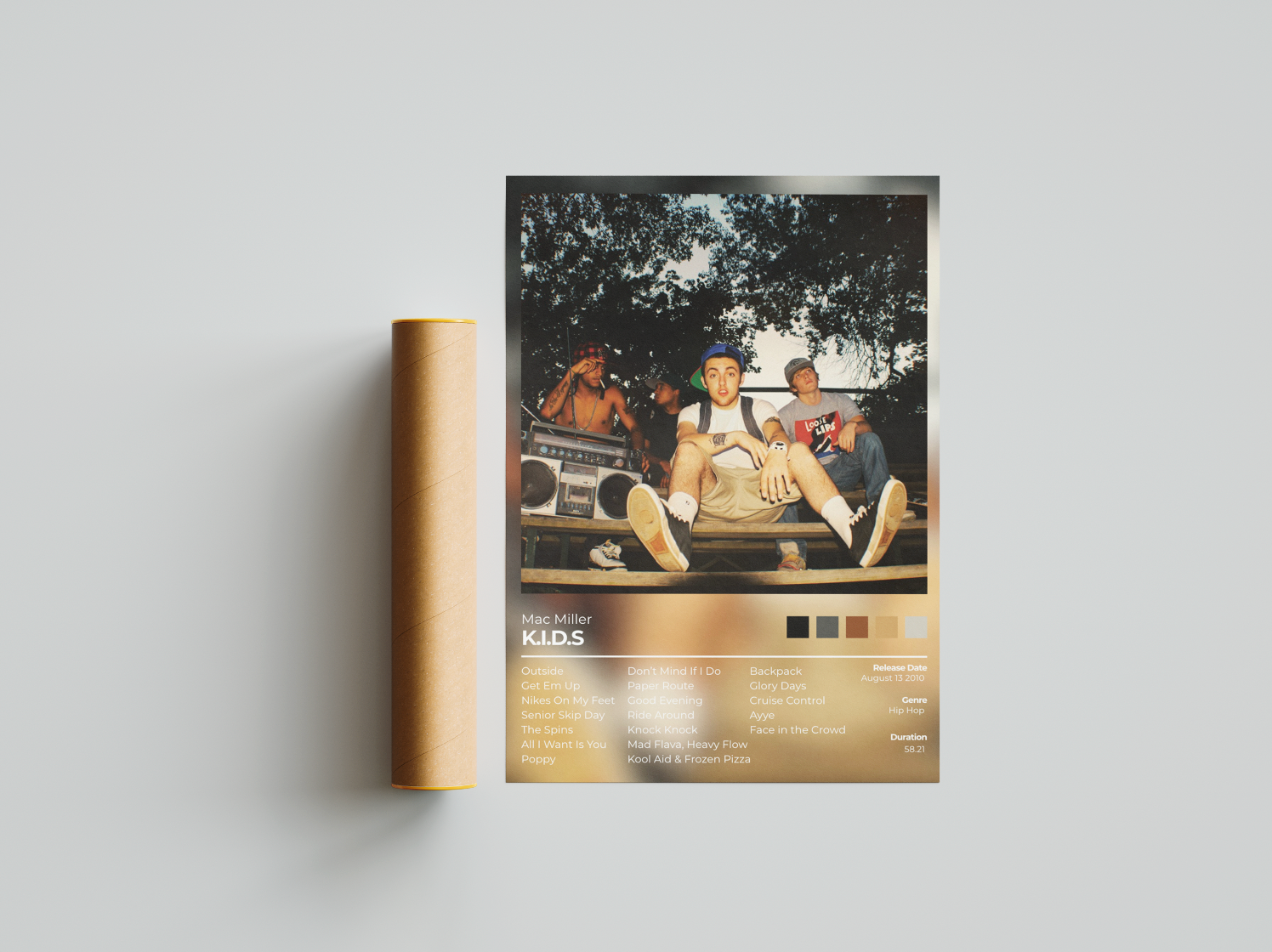 K.I.D.S Album Cover Print - Mac Miller Poster
