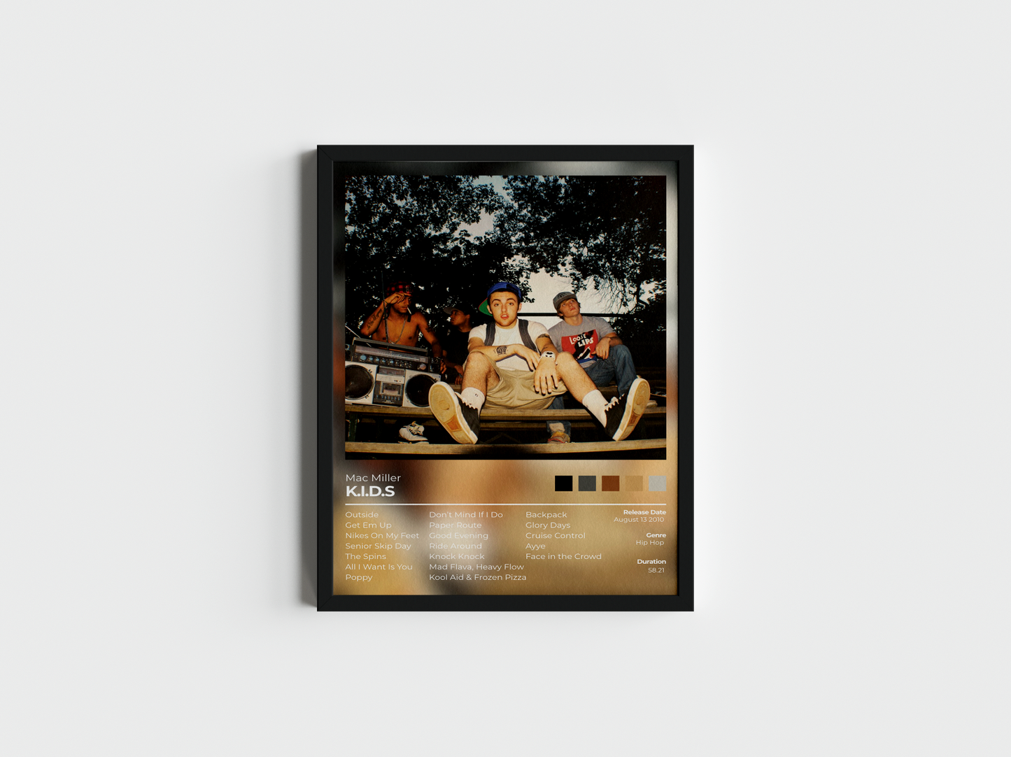 K.I.D.S Album Cover Print - Mac Miller Poster
