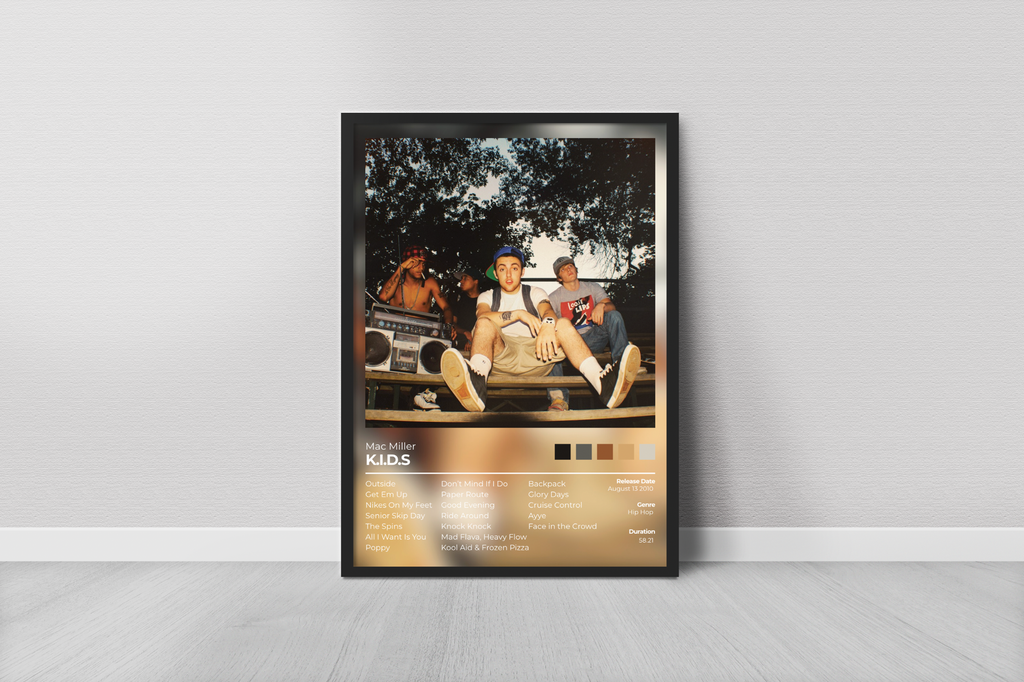 K.I.D.S Album Cover Print - Mac Miller Poster