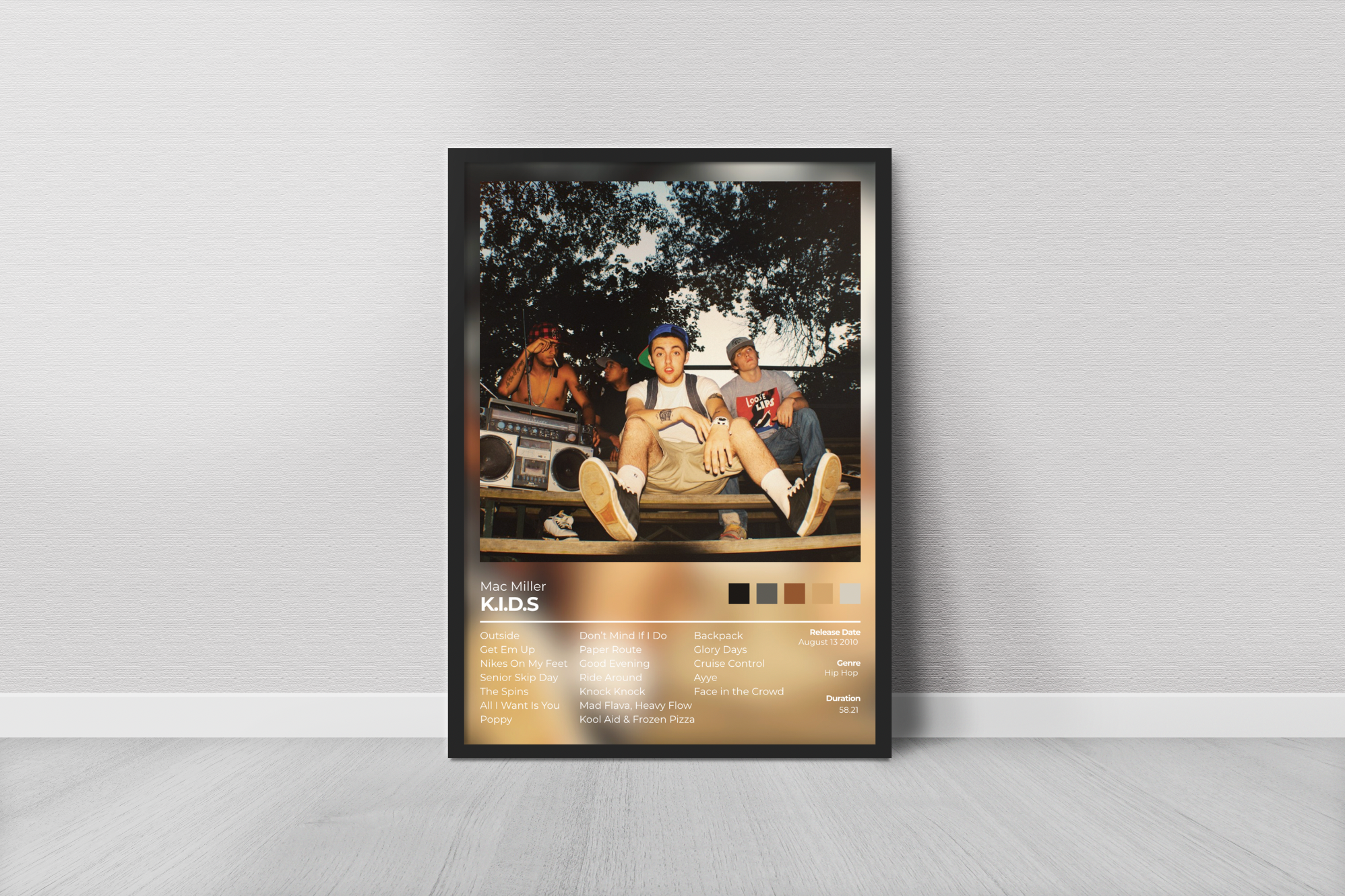 K.I.D.S Album Cover Print - Mac Miller Poster