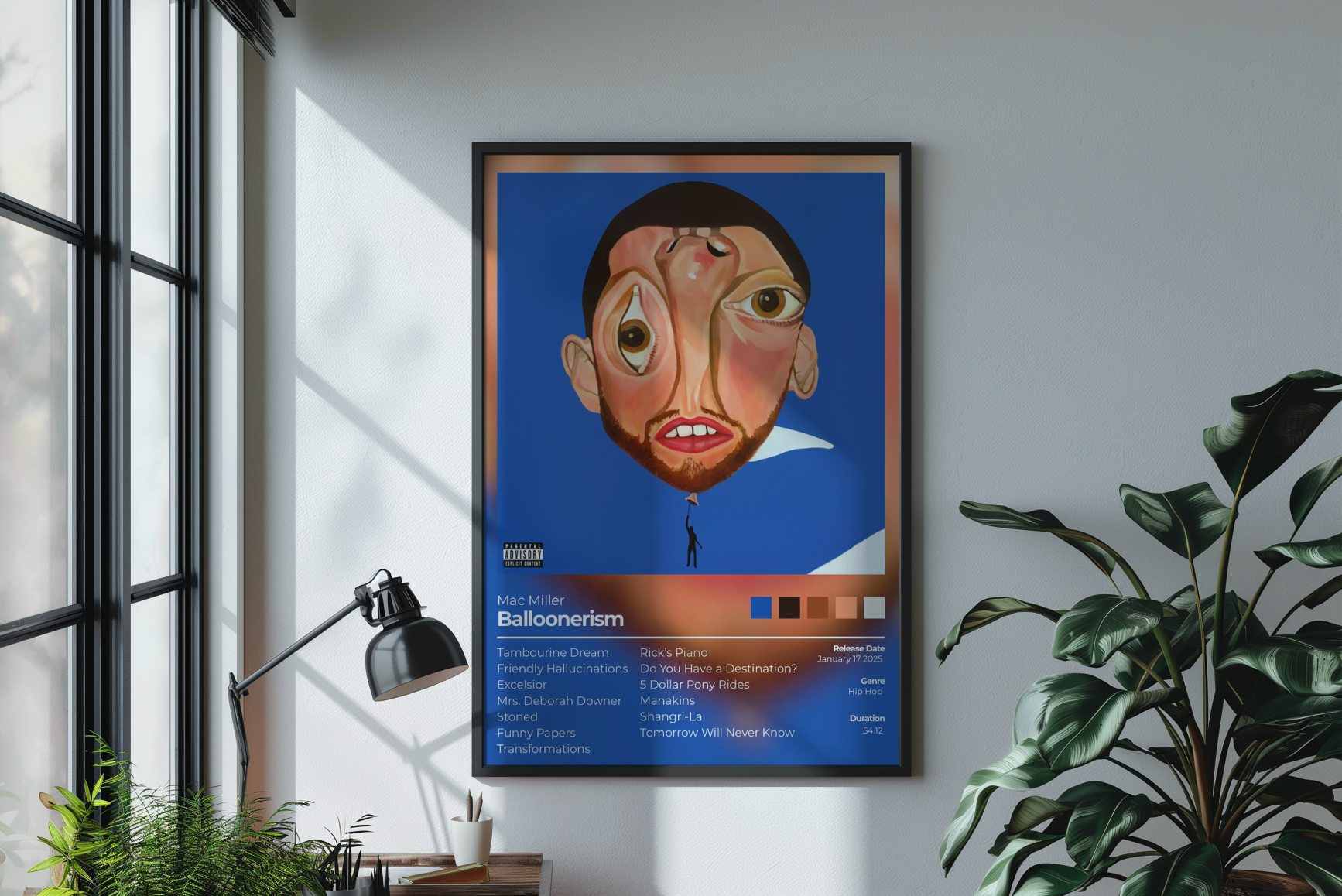 Balloonerism Album Cover Print - Mac Miller Poster