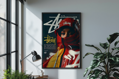 Stussy HomeSick Print - Bedroom Poster