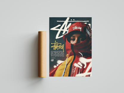 Stussy HomeSick Print - Bedroom Poster