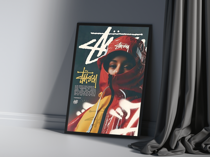Stussy HomeSick Print - Bedroom Poster