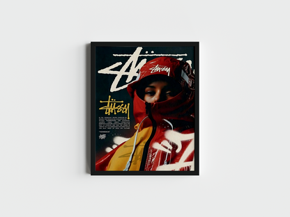 Stussy HomeSick Print - Bedroom Poster