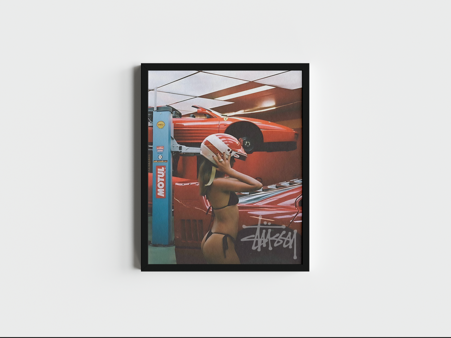 Stussy Ferrari F40 Print - Bedroom Poster