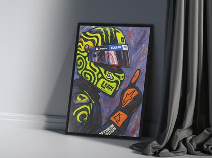 Lando Norris Drawing - Formula 1 Poster - poster Art