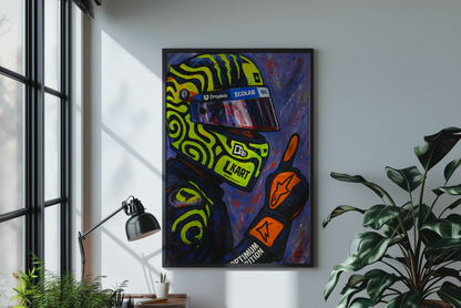 Lando Norris Drawing - Formula 1 Poster - poster Art