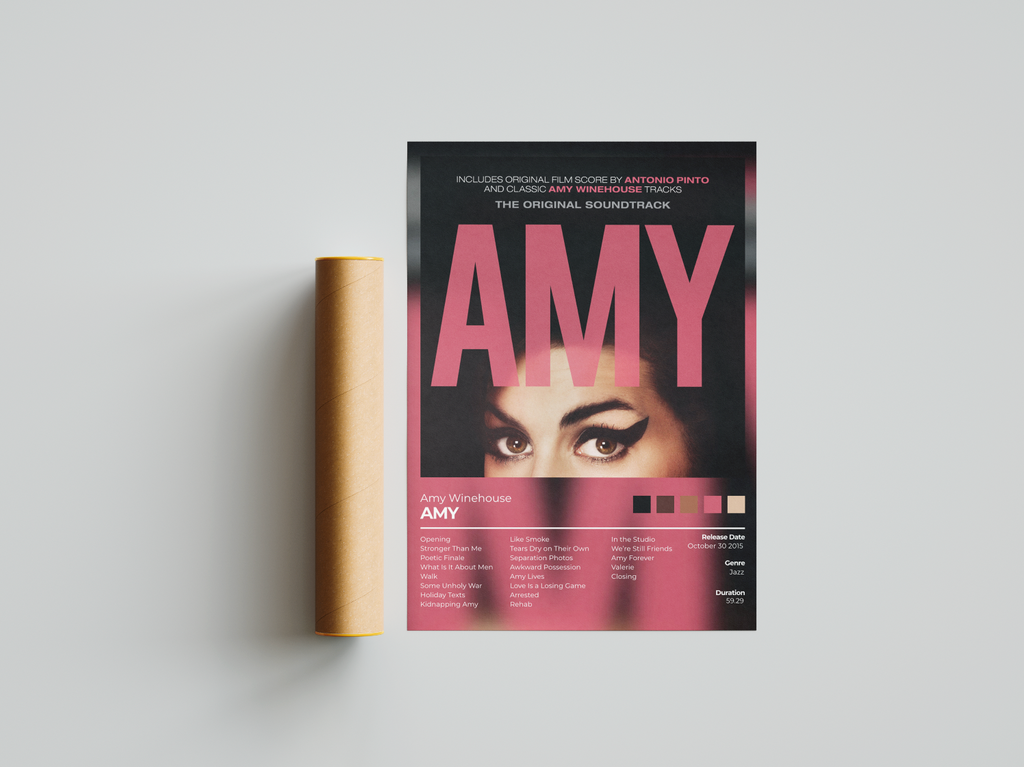 Amy Album Cover Print | Amy Winehouse Album Print