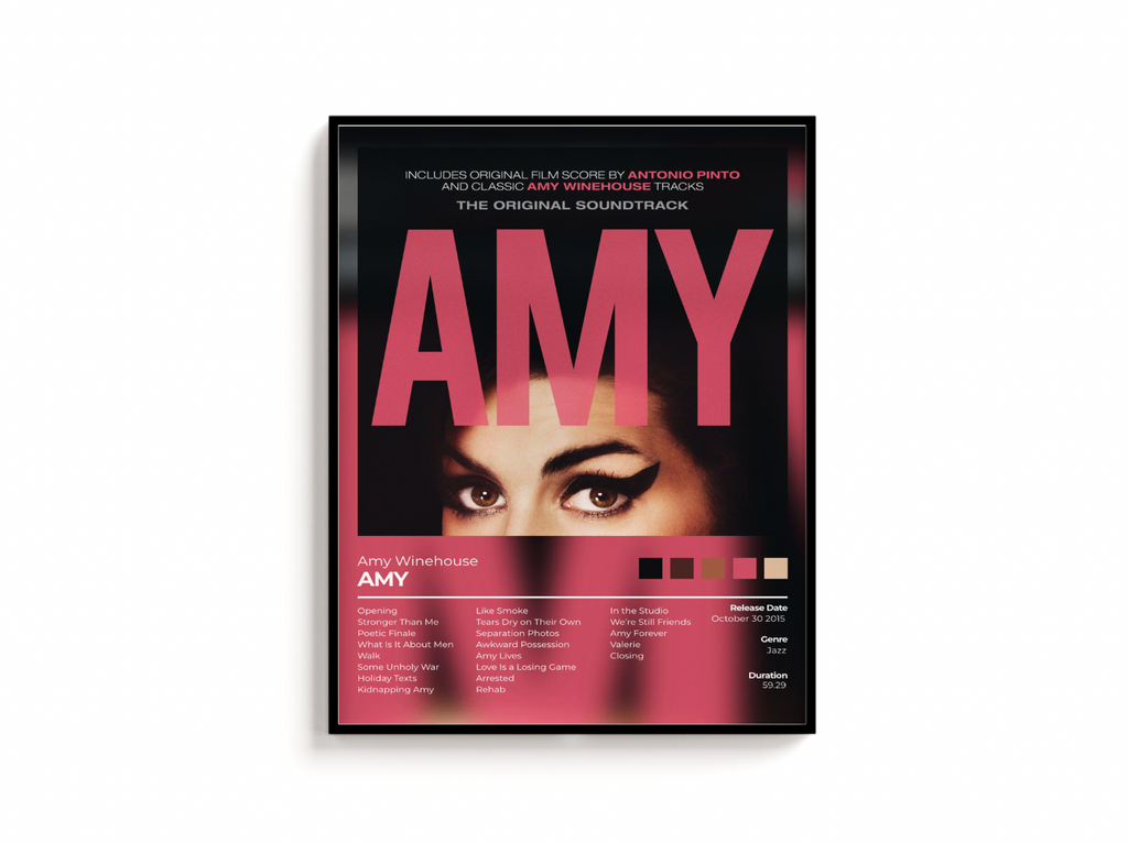 Amy Album Cover Print | Amy Winehouse Album Print