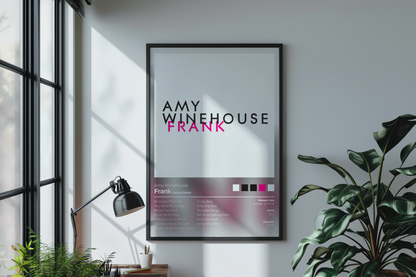 Amy Wine House Frank Album Cover Print | Frank Album Print