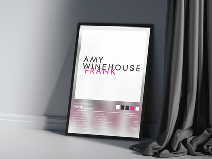 Amy Wine House Frank Album Cover Print | Frank Album Print