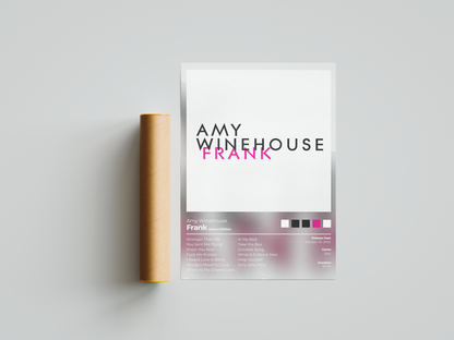 Amy Wine House Frank Album Cover Print | Frank Album Print
