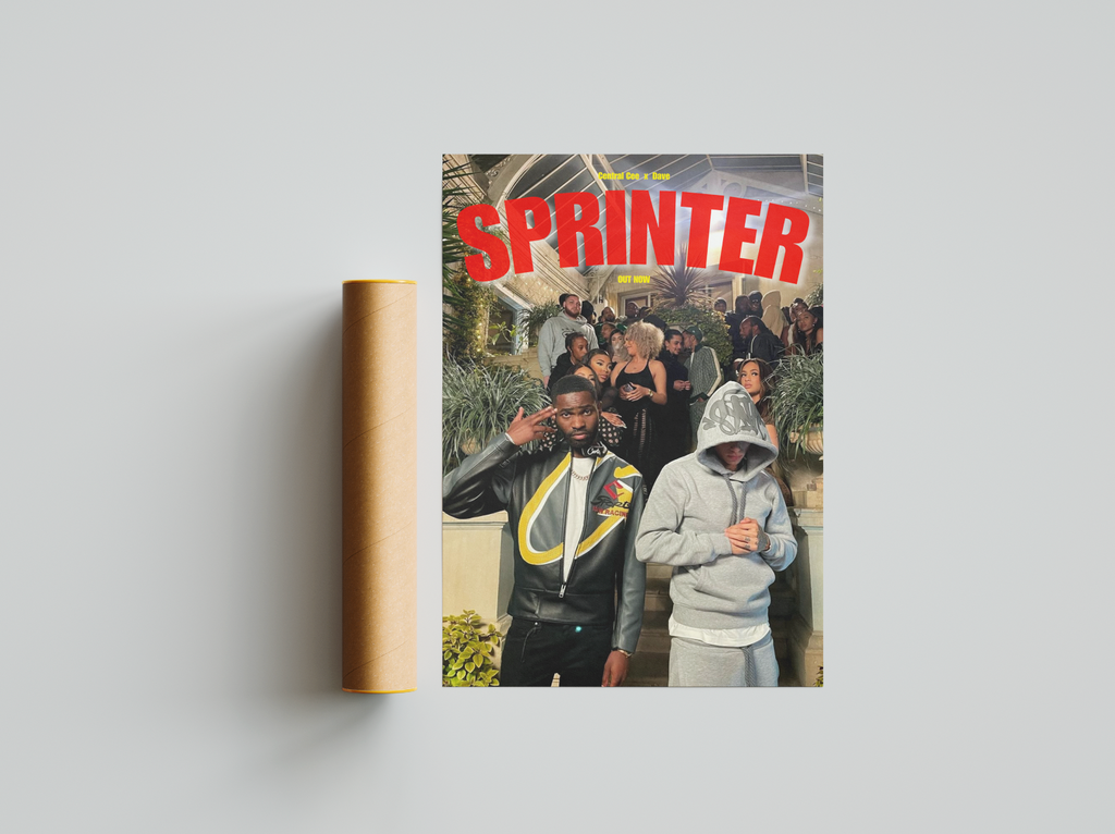 Central Cee x Dave Print | Sprinter Print | Central Cee Print | Dave Poster
